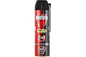 Mortein 2-in-1 Mosquito and Cockroach killer Spray with lemon fragrance - 600 ml | 100% Kill Guarantee