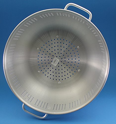 Küchensieb Salatseiher Salatsieb Sieb ALU Nudelsieb Standsieb Ø 42 cm Aluminium - 2