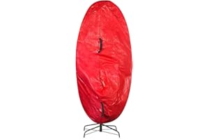 JAWSEU Tannenbaumhülle Weihnachtsbaumhülle Aufrechte Weihnachtsbaum Aufbewahrungstasche, Aufbewahrung Tasche mit Tragegriff Weihnachtsbaum Transporthülle Tannenbaum Aufbewahrung Tasche (114 * 254cm)