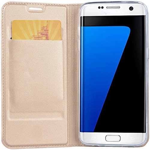 SMART LEGEND Funda Samsung S7 Edge Samsung S7 Edge Funda Tipo Libro Piel PU Con Color S lido Ultrafina Piel Premiumcon Cierre Magn tico Case Cover Carcasa Plegable Protectora Funcional Fina y Elegante para Samsung S7 Edge - Dorado SMART LEGEND Funda Samsung S7 Edge Samsung S7 Edge Funda Tipo Libro Piel PU Con Color S lido Ultrafina Piel Premiumcon Cierre Magn tico Case Cover Carcasa Plegable Protectora Funcional Fina y Elegante para Samsung S7 Edge - Dorado