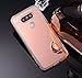 Produktbild KunyFond Silikon Hülle für LG V20,LG V20 Mirror Case Spiegel Schutzhülle [Kratzfeste, Scratch-Resistant],Überzug Plating Silikon Hülle Rose Gold Spiegel TPU Handyhülle Crystal Kirstall Make Up Mirror Case Stoßdämpfend Weichem Flexible Silikon Schutzhülle Ultra Dünn Backcover Handy Gürtel Tasche Hülle Case Cover Etui Schale Bumper für LG V20 (Rose Gold)