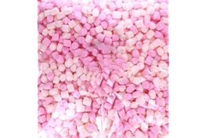 Mini Marshmallows 2000 g - 2 Farben Mix pink weiß - Jawela - Marshmallow - Mausespeck - Mäusespeck - Schaumzucker - Großpackung perfekt auch für Gastro als Dekor