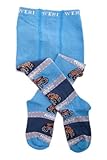 Weri Spezials Baby and Children Tights, Blue, Monster Truck, Size:12-18 months (80/86)