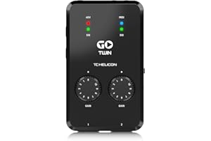 TC Helicon GO TWIN Interfaccia audio/MIDI a 2 canali ad alta definizione per dispositivi mobili