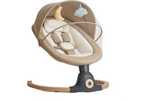BEBE2LUXE Ava: Dondolo bebe elettrico (beige)