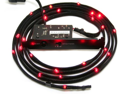 Preisvergleich Produktbild NZXT CB-LED10-RD Sleeved LED Kit rot