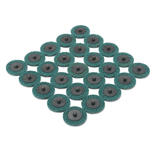 (Promotions)Baban 25tlg Schleifscheiben 2 “ Feines Grit Premium Grade Reinigung Conditioning Roll Lock Oberfläche Grün - 5