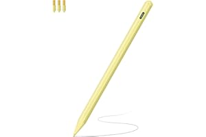 XIRON Lápiz para iPad (2018-2025), Carga Rápida, Rechazo de Palma, Pencil para iPad 11.ª/10.ª/9.ª-6.ª Generación, Air M3 M2 11/13/5.ª - 3.ª Gen, Pro M4 de 11/13/12,9 Pulgadas, Mini A17 Pro/6/5