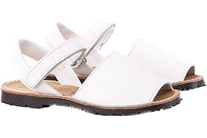 Angelitos Sandalias Menorquinas Infantiles Rojo Unisex, mod.202. Calzado infantil Made in Spain, Garantia de calidad.