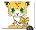 Produktbild Rectangle Non-Slip Rubber Mouse Pad(9.45x7.8x0.12 Inches) Cartoon Cat Character Feline L Leopard T-Shirts
