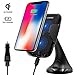 Produktbild DOCA Wireless Kfz-Ladegerät Holder – 2 Arbeiten Modi Qi Wireless Schnell Ladegerät Ständer 360 ° drehbar Air Vent Autohalterung KFZ-Halterung für iPhone 8/8 Plus/X/Samsung Galaxy S8/S8 +/S7/S6 Edge