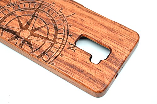 Holzsammlung Huawei Mate S Funda de Madera - Br  jula de palo de rosa - Natural Hecha a mano de Bamb   Madera Carcasa Case Cover