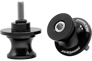 MZ-STORE M6 Motocicleta CNC Aluminio Basculante Bobina de Deslizadores Tornillos del Soporte para Tracer 900 Tracer 900 GT Tracer 700 Tracer 700 GT 2016-2019 Tracer 7 Tracer 7 GT 2021+ Negro