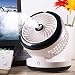 Produktbild SQL Drehbare Befeuchtung Lüfter Mini USB Wiederaufladbare Folding Mute Desktop Fan,Black