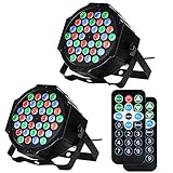 Sound-aktiviert:mit dem eingebauten Mikrofon Funktionieren die Lichteffekte zum Takt der Musik.Das PAR Licht ist optimal für jeden Partyraum, Jugendraum usw. automatik oder passend zur Musik reicht vollkommen für ein Disco Feeling.