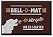 Produktbild PfotenSchild® Fußmatte für Hundefreunde/ Outdoor geeignet / PREMIUM-Qualität / 60x45cm / "Bell-O-Mat"/ Starke Saugfähigkeit / Sichere Bodenhaftung / Waschbar 40°
