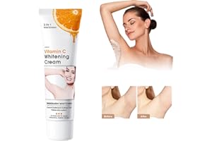 TUKNON Crema Blanqueadora para Aclarar las Manchas Corporales, para Piel Oscura en Axilas, Cuello,Codo,50g