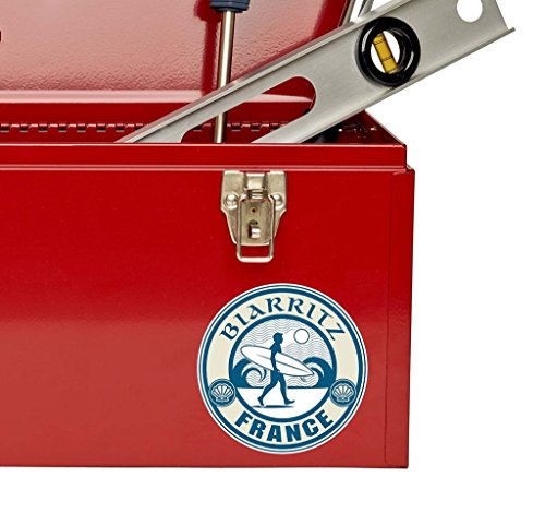 2 x Biarritz Frankreich Vinyl Aufkleber Aufkleber Laptop Reise Gepäck Auto Ipad Schild Fun # 9244 – 10cm/100mm Wide - 4