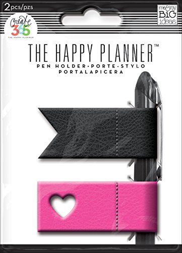 Me and My Big Ideas Create 365 Happy Planer Stifthalter, Pink und Schwarz