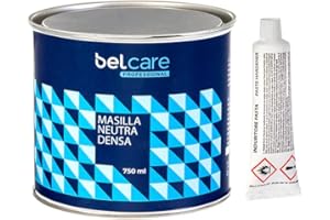 BELCARE - Masilla para Piedra Natural, Mármol, Granito y Cerámica, para Reparación, para Pegar, Masilla Neutra Densa, 750 ml