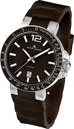 Jacques Lemans Unisex-Armbanduhr Milano Analog Silikon 1-1695D Jacques Lemans Unisex-Armbanduhr Milano Analog Silikon 1-1695D