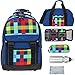Produktbild 6 Teile MEGA SET: ELEPHANT HERO 2 Trolley + Sporttasche + Federmäppchen XL + Mäppchen Zipper + Regenschutz + Trinkflasche 12603 (Multi Plaid)