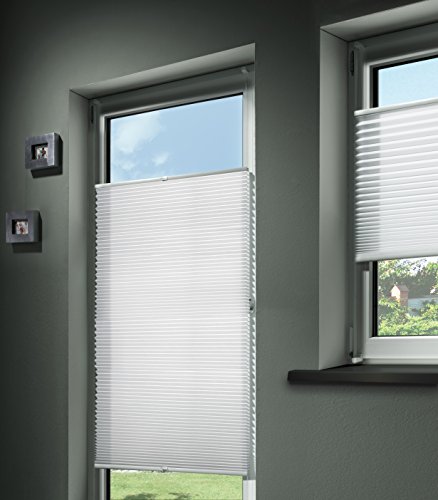 mydeco® 75×130 cm [BxH] in weiß – Waben- Plissee Jalousie ohne bohren, Rollo für innen incl. Klemmträger (Klemmfix) – Sonnenschutz, Sichtschutz für Fenster - 8