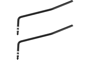 Briny River 2 Brazos de Trémolo de Guitarra de 6 Mm Compatibles con Ibanez Edge Lo-Pro Compatible con Edge Pro Color Negro.