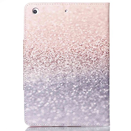 iPad Mini Hülle Case,iPad Mini 2 Hülle ,iPad Mini 3 Hülle,iPad Mini 1/2/3 Ledertasche,Ukayfe Muster Schutzhülle Leder Tasche für iPad Mini 1/2/3,Malerei Kristall Glitzer Diamant Muster Design Slim Fit Folio PU leder Flip Cover im Bookstyle Kunstleder Schutzhülle Cover Tasche mit Ständer für iPad Mini 1/2/3 mit 1 x Schwarze Eingabestift - 3