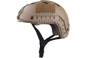‎WISEONUS SGOYH Taktische Fast Helme Multipurpose Protective Gear PJ Mode Schnelle Helm für Airsoft Paintball Sports