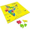 TOYSCAPE Foam India Map Puzzle | Learn Indian States and Capitals, Geography for Kids, Learning & Educational Toys | 30 Pieces Puzzles for Kids Ages 4+