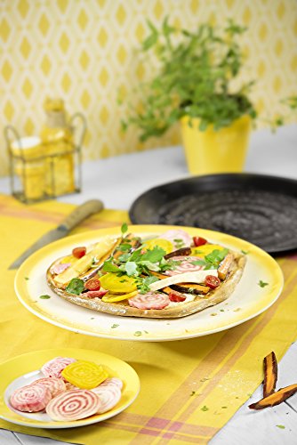 KAISER Crossini Pizzaform 37 x 35 x 2,5 cm Delicious gute Antihaftbeschichtung gewellter Thermoboden praktischer Griffrand - 3