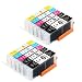 Produktbild 10 x kompatibel Tintenpatrone Canon pgi-570 XL cli-571 XL Ersatz für Canon Pixma MG5750 MG5700 mg7700 mg7752 mg7753 ts6150 ts5050 ts6050 ts8053 ts8052 ts9050 ts9055