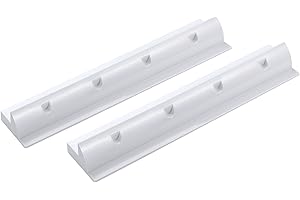 ENJOY SOLAR enjoysolar® ABS soporte de módulo solar spoiler de retención especial para autocaravanas Caraven Boot (juego de 2 spoilers de retención 550mm)