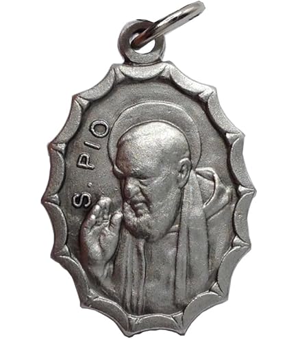 Azxcvbnm Collier Catholique Scapulaire Rouge Avec Notre Dame Du