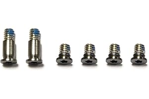 ICTION Juego de tornillos para carcasa inferior para Apple MacBook Retina de 13 pulgadas A1706 con tornillos de carcasa inferior de barra táctil (gris espacial)