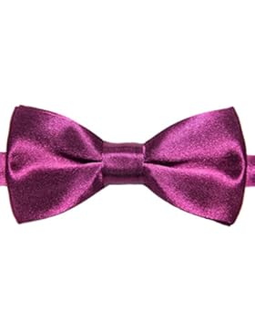 KINDERFLIEGE VIOLETT FUCHSIA SATIN SEIDEN-OPTIK☆mit DOPPELFLÜGEL☆FUXIA KINDER FLIEGE SCHLEIFE zum ANZUG SMOKING...