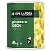 Produktbild Koch Larder Ananasstücke leicht gezuckert (Packung mit 12 x 836G)