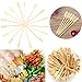 Produktbild VDK 100 12 cm flach Bambus Spieße Sticks Holz Picknick Grill Kebab Fleisch Fruit Füllfederhalter Buffet