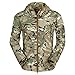 Produktbild Rera Herren Herbst Winter Gefüttert Motorrad Jacke Wasserdicht Militär Jacken Winddicht Camouflage Kapuzenjacke Outdoor Übergangsjacke mit Kapuze