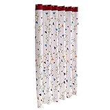 Leisial Anti Schimmel Duschvorhänge Kreativ Polyester Duschvorhänge Süße Rose Damen Herren Duschvorhänge Wasserdicht Badezimmer Duschvorhänge 150 x 200 CM