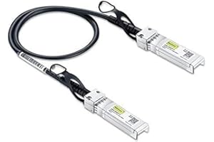 ‎10GTEK 10Gtek für Ubiquiti UniFi SFP+ to SFP+ Kabel 0.5-Meter(1.65ft), 10GBASE-CU SFP+ Direct Attach Copper(DAC) Twinax Kabel, Passiv