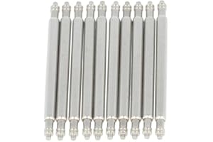 PUREGREY Pure Grey - 10 anse a molla da 20 mm, diametro 1,78 mm, in acciaio inox