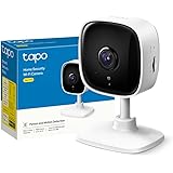 TP-Link Telecamera Wi-Fi Interno Tapo C100, Videocamera sorveglianza 1080P, Visione Notturna, Audio Bidirezionale, Notifiche 