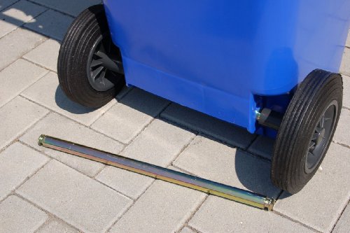 Mülltonne Müllbehälter 120 liter, blau - 6