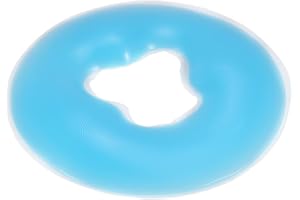 Wakects Lettino Massaggio Viso in Gel di Silicone 4 Colori Cuscino Massaggio Viso Riutilizzabile per Salone di Bellezza Spa 26 X 1,8 Cm(Cielo Blu)