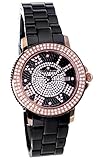 Stella Maris Damen-Armbanduhr Analog Quarz Premium Keramik Diamanten - STM15P4