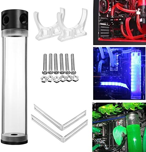 G1/4 T 50Mm X 300Mm Reservoir Helix Suspension Water Liquid Cooling Tank