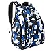 ECOSUSI Design Diaper Bag Pockets Back Pack Maternity Bag Blue&Black Color