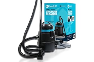 Swell UK Pond Vacuum Cleaner and Sludge Vac for Garden Fish Ponds. Includes Three Nozzles